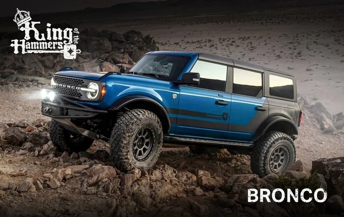 King of the Hammers Edition Ford Bronco by FOX Factory PVD debuts at KOH