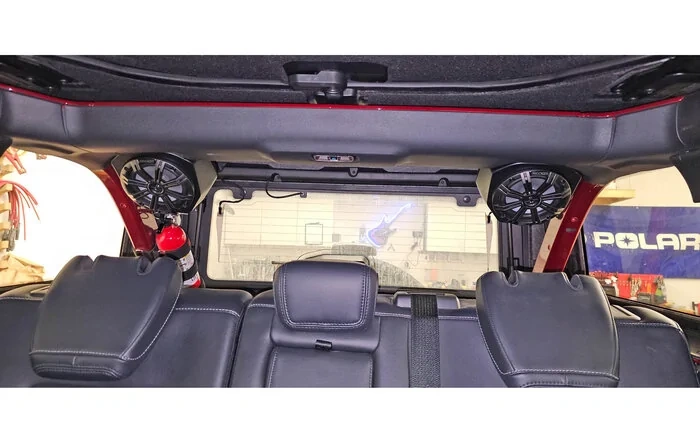 Installed - SSV Works rear pods w/ Kicker speakers