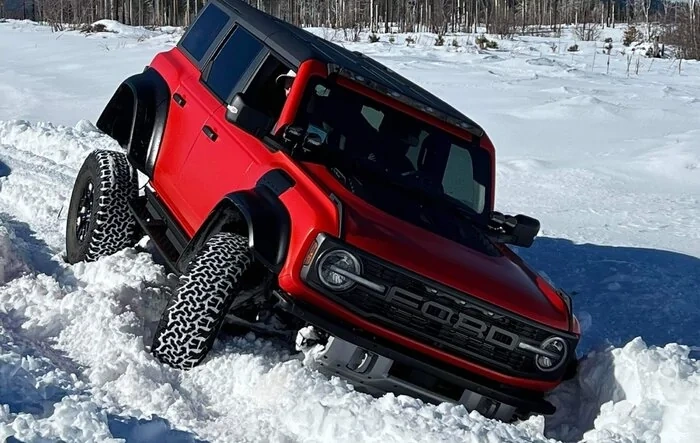 How long did it take to get your new Bronco Raptor stuck?