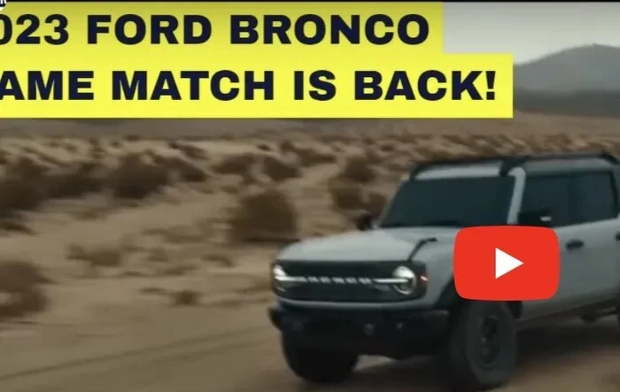 Name Match is Back For 2023 Bronco Orders!