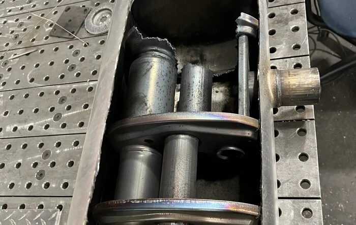Modded stock 2.3 muffler for more sound! (video sound clips added)