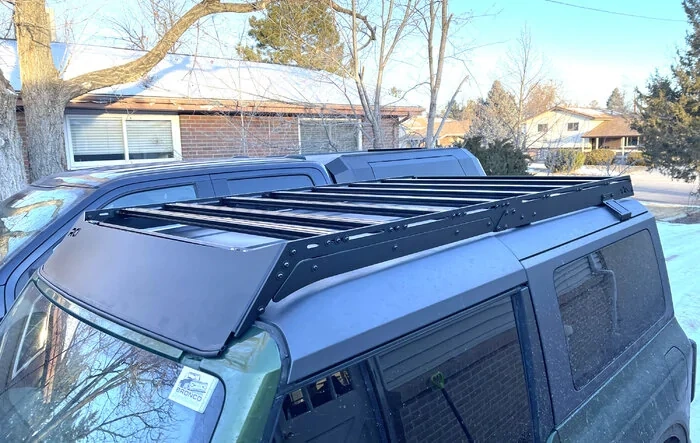 RCI 2-door roof rack installed -- production unit #1