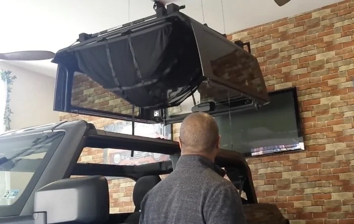 Bronco Hard Top Motorized Hoist Lift System Install & Review