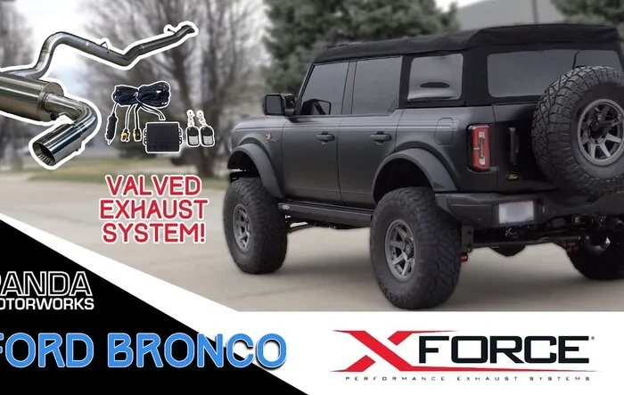 The First VALVED Exhaust for the Ford Bronco! XForce Exhaust [With Video]