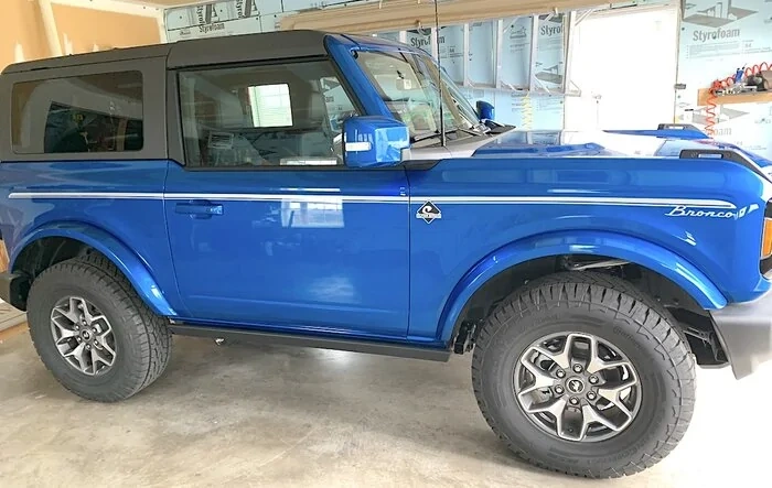 Heritage Bronco side stripes by Rider Graphix