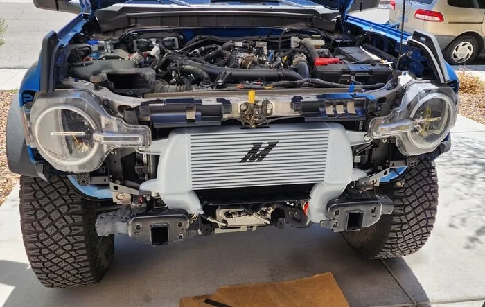 Mishimoto High Mount IC Installed