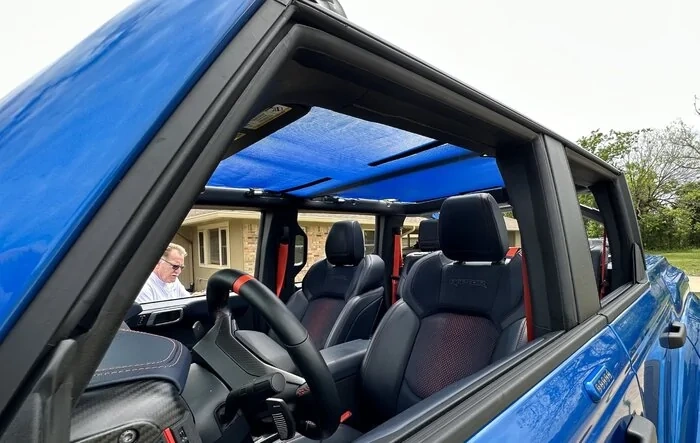 New Bronco Raptor JTops Bimini installed photos