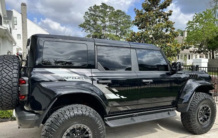 Black Bronco Raptor with mods! 38's | PPF | Foutz | Painted Top/Flares | LP4 Pillar Lights