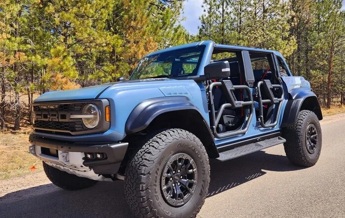 Stealth PPF wrapped Azure Gray Metallic Bronco Raptor