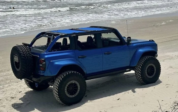 Velocity Blue Painted Flares Bronco Raptor