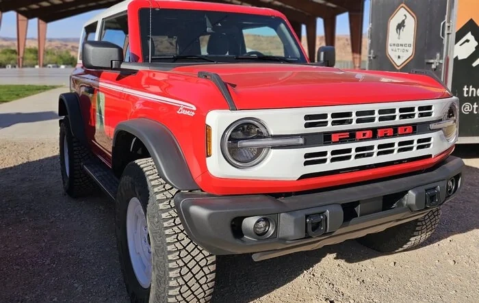 2 Door Heritage Bronco seen at Bronco Safari