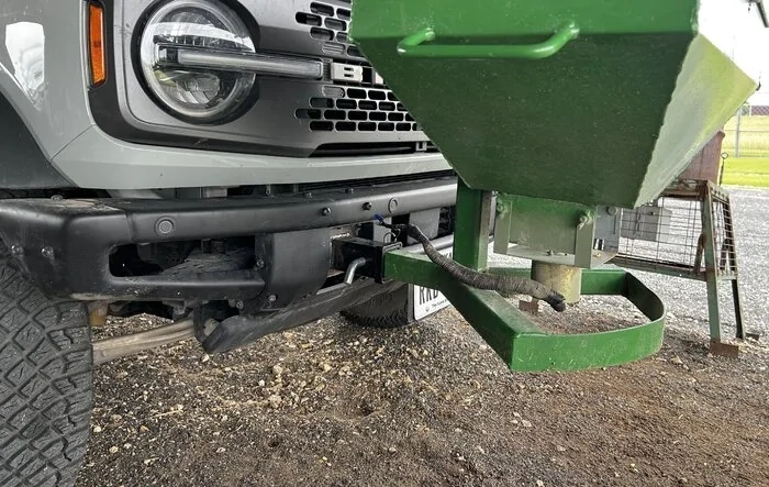 First ever front tow hitch - DIY custom made