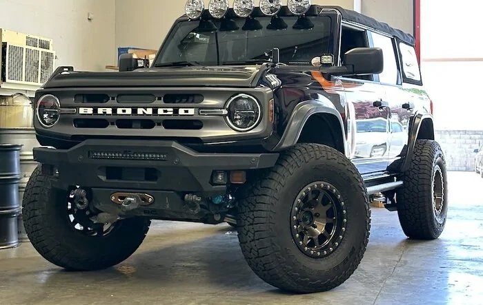 Bronco Gets New Shoes (Battle Born Sierra Wheels - Powder Coated Bronze)