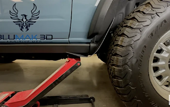 BluMak3D Rock Rail Mud Flap Durability Test Video