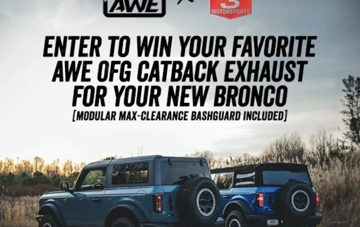 AWE x Stage 3 Motorsports Bronco 0FG Exhaust Giveaway