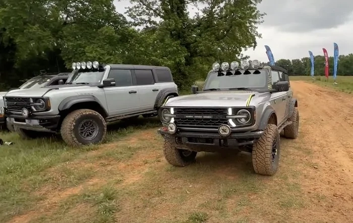 Time Attack contest with Vaughn Gittin Jr -- Bronco RTR vs. Bronco Raptor vs. Bronco Sport