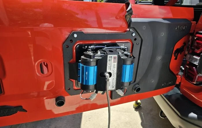 AGS Off Road Air Gate Kit Installed in Bronco Raptor