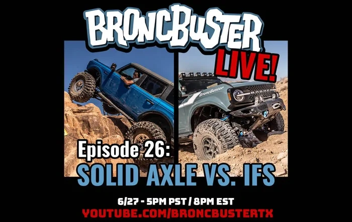 Join Us For a Live Discussion: IFS vs. Solid Axle Swap