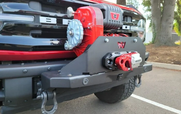 75th anniversary Warn 8274 Winch installed on my 2 Door Bronco