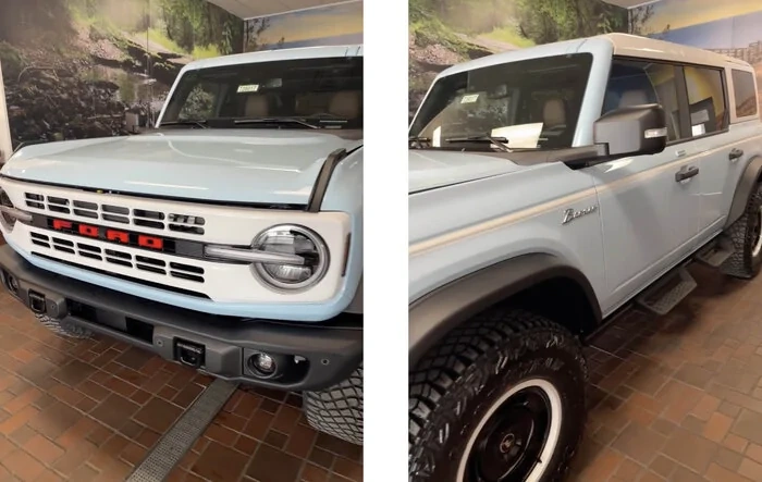 Bronco Heritage Limited begins arriving at dealerships (video @ Village Ford)