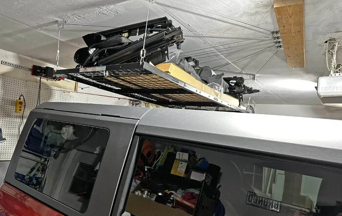 DIY Electric Lift for soft top / hardtop for $250