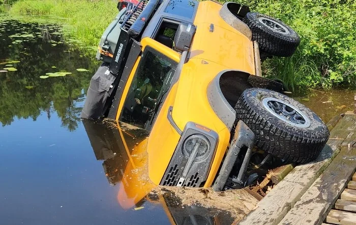 You've probably already seen my Bronco underwater on the web?