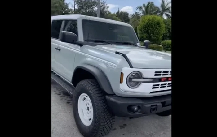 My Heritage Bronco 4-Door (Cactus Gray) arrived 7/6/23, Order Timeline + Rear Quarter Window Removal Video