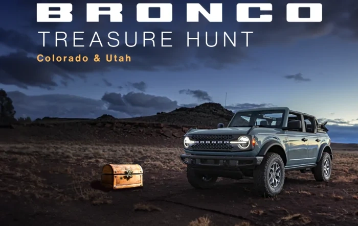 2023 Bronco Treasure Hunt Announced -- Find Treasure Chests on Trails in Colorado & Utah