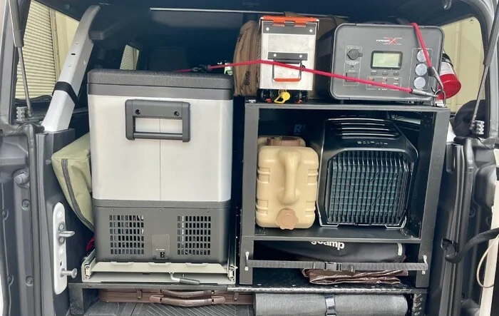 My DIY Rear Cargo Platform for Fridge & Slider