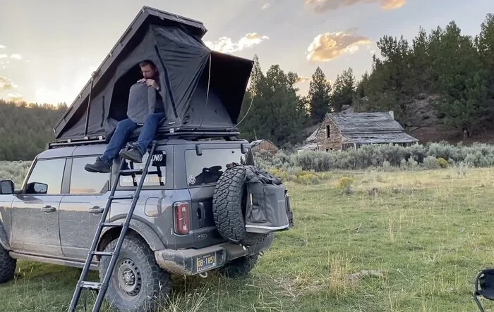 Bad Roads Solo Trip - Abandoned Ranch Found. Camped There!