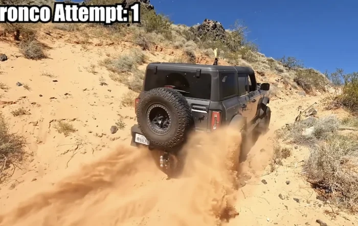 Bronco Wildtrak kicks butt on the Sand Chute (on Matt's Offroad Recovery)