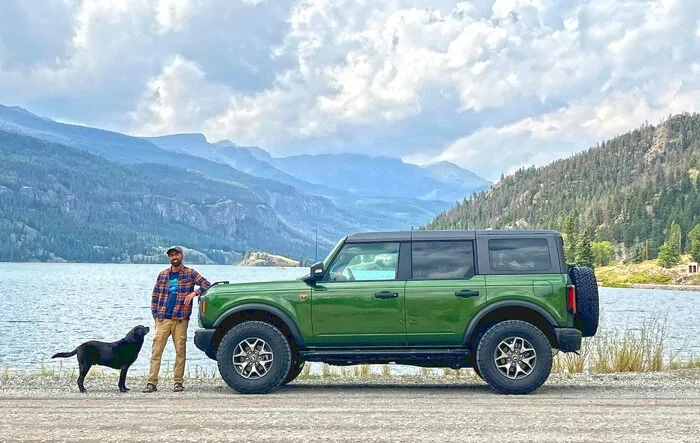 Cinnamon Pass and Crested Butte with Eruption Green 7MT Badlands