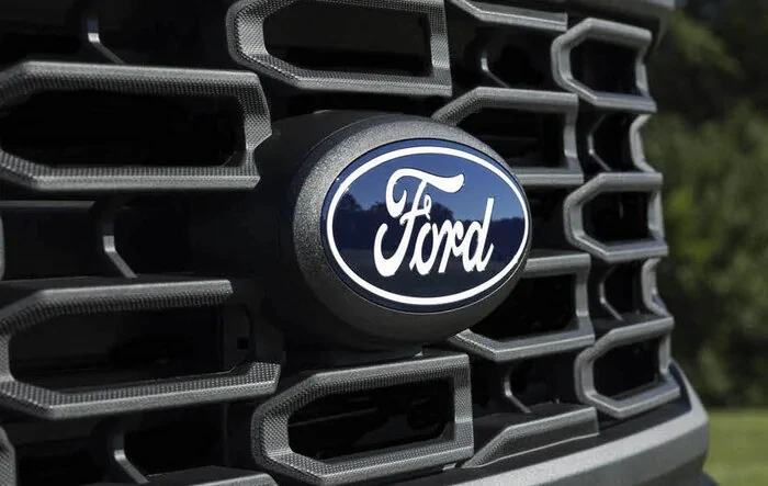 New Ford Blue Oval Logo Ditches Chrome