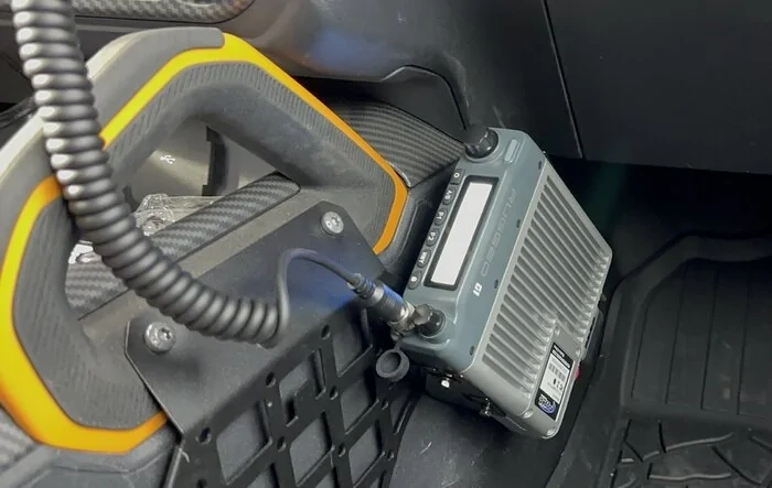 Installed the Rugged Radios G1 Adventure Series GMRS radio