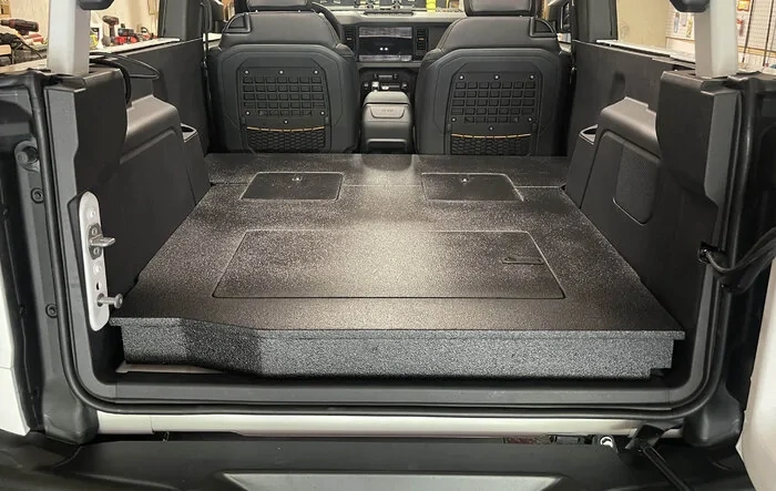 Goose Gear who? Made my own DIY custom rear seat delete platform
