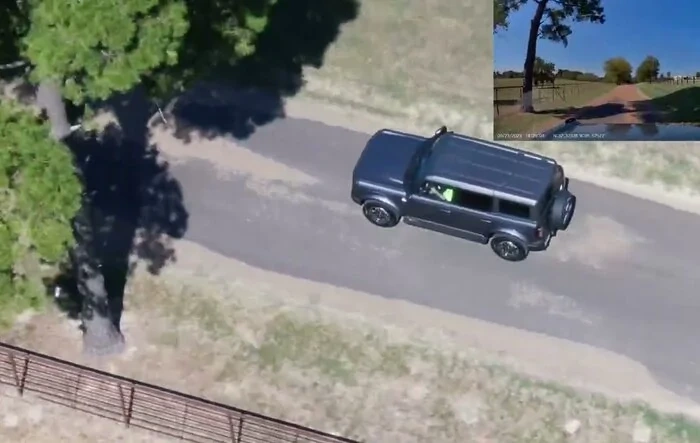 Had my drone follow me and my Bronco down a country road for 2 miles.