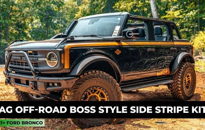 New Product Release: IAG Boss Style Vinyl Side Stripe Kit