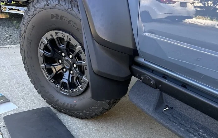 Bronco Raptor Mud Flaps DIY (double flap)