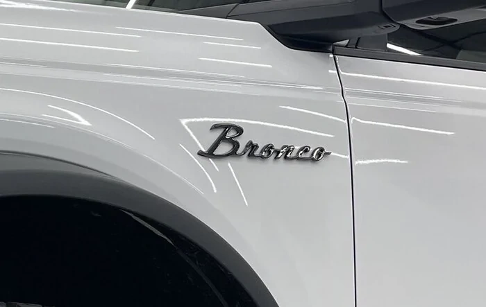 Bronco Script Emblems (Ford Official Licensed) now available:  photos and info