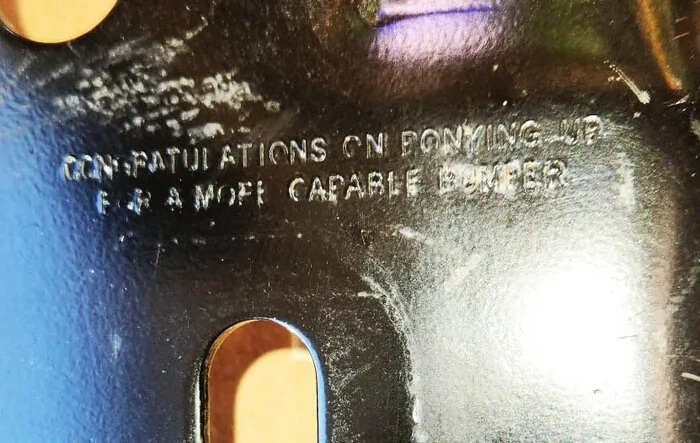 Modular Bumper Easter Egg Discovered --"Capable Bumper" Reference 😆