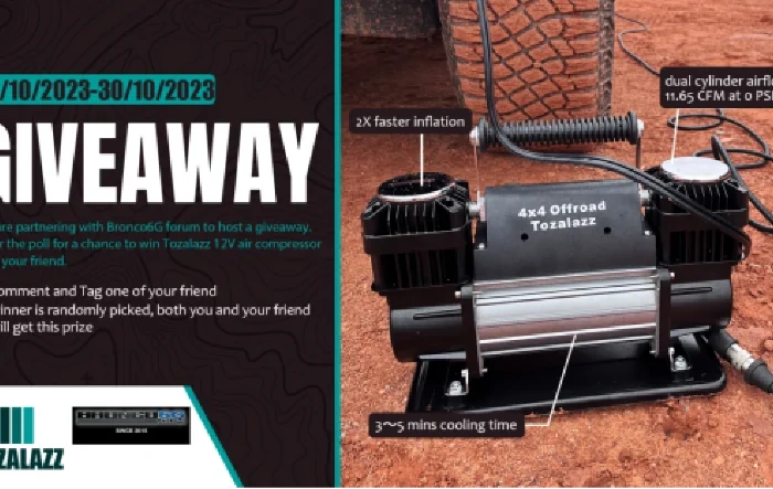 [Giveaway] Win with your friend! Tozalazz dual air compressor