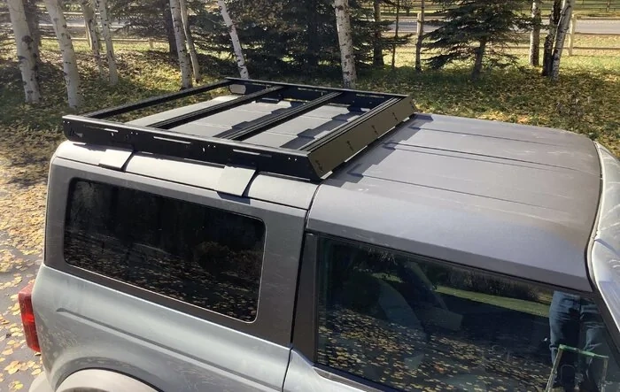 Trailrax Half Rack on 2 Door Installed - First Photos
