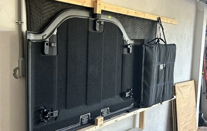 Hard top panel wall hanger - DIY video