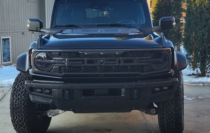 Front Blackout - Bronco Raptor