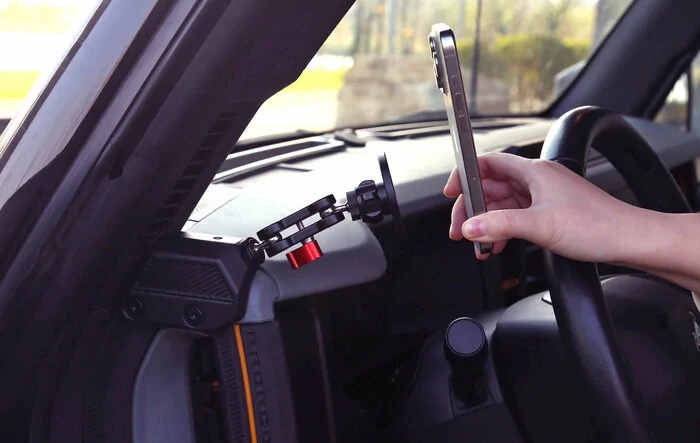 【On Sale】$10 Bonus on Houclemic Bronco Phone Holder with Magnetic and 1” Ball Stainless Steel!