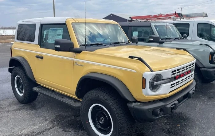 Yellowstone Bronco Heritage Limited dealer pictures for those anxiously waiting