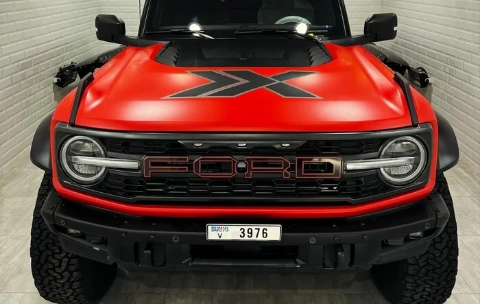 Dubai Bronco Raptor Delivered & Gets Custom Wrap w/ Graphics