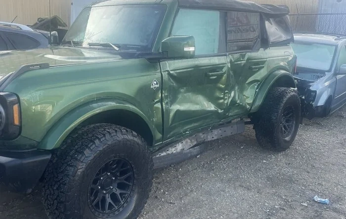 My Bronco T-boned broadsided by a Pathfinder at 50 mph. Walked away with small scrape on arm