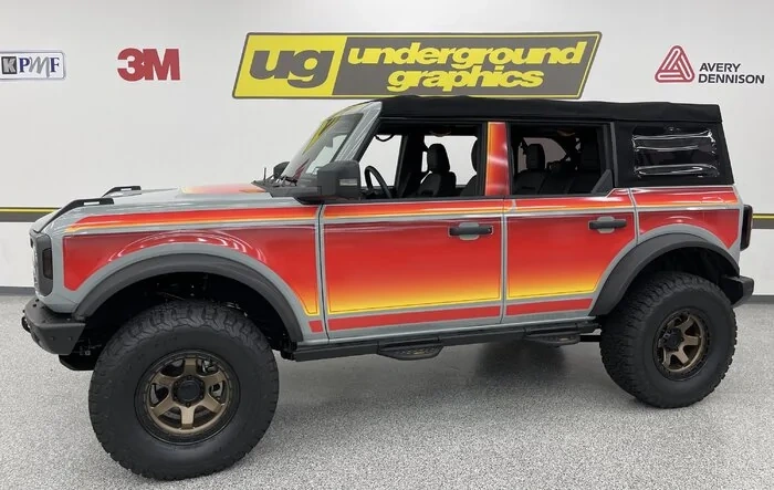 UG Ford Bronco RETRO FADE Graphics Kit