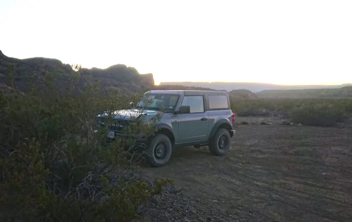 Big Bend Ranch trip. Slept in the truck